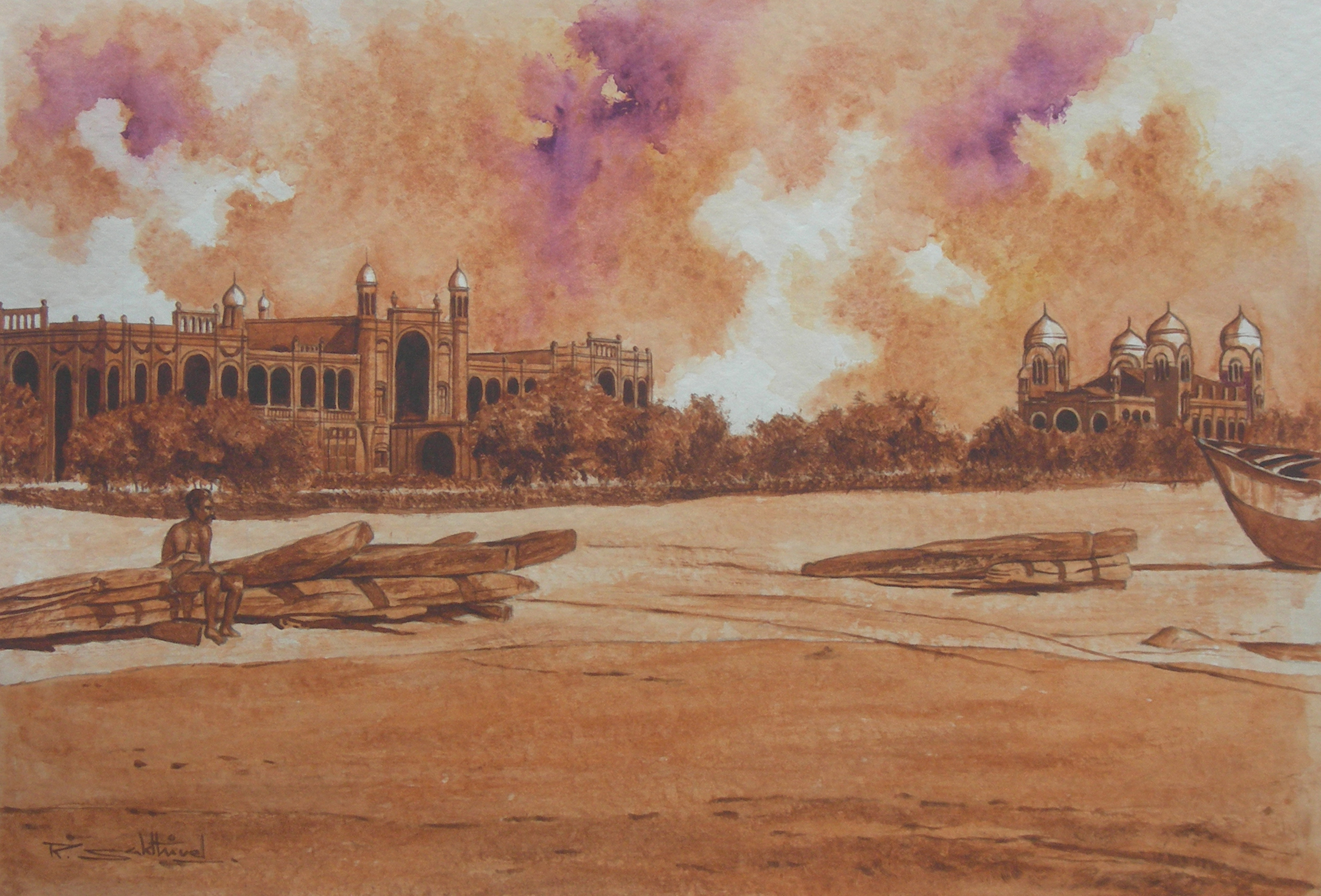 Marina Beach Old Madras